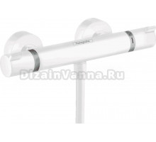 Термостатический смеситель Hansgrohe Ecostat Comfort 13116700 для душа, белый матовый