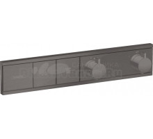 Термостатический смеситель встраиваемый Hansgrohe RainSelect 15380340 для душа, шлифованный черный хром