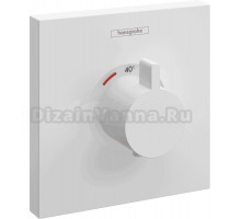 Термостатический смеситель встраиваемый Hansgrohe ShowerSelect Highflow 15760700 для душа, матовый белый