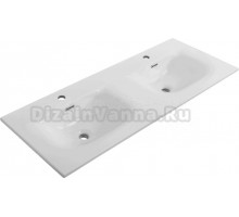Мебельная раковина BelBagno BB-8099-120-2 глянцевая белая