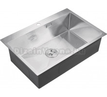 Мойка кухонная Milacio Steel Denia 750 MC.77500 нержавеющая сталь