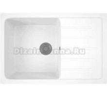 Мойка кухонная Bauedge Stil GR0156 белый снег