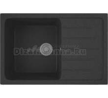 Мойка кухонная Bauedge Stil GR0157 черный камень