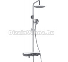 Душевая стойка Wasserkraft Aller A113.067.101.CH Thermo с термостатом, хром