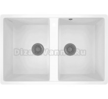 Мойка кухонная Bauedge Stil GR0174 белый снег