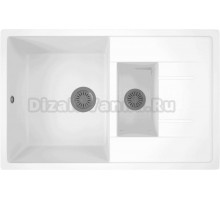 Мойка кухонная Bauedge Stil GR0178 белый снег