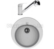 Комплект Мойка Florentina Лотос 510 жасмин + Смеситель Сигма FL жасмин