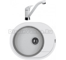 Комплект Мойка Florentina Родос 580 жасмин + Смеситель Гамма FL жасмин