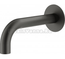 Излив Plumberia Selection Ixo SPT0058GR для ванны, матовый графит