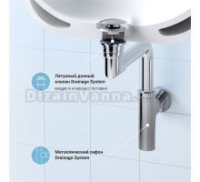 Комплект Wellsee Drainage System 182124003 с универсальным донным клапаном, хром