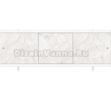 Экран МЕТАКАМ Монолит-М 150 мрамор белый