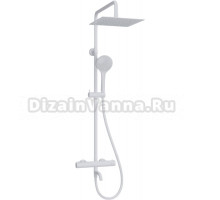 Душевая стойка Wasserkraft Berkel A188.254.155.WM Thermo с термостатом, белая