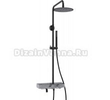 Душевая стойка Wasserkraft Abens 2000 A114.258.217.CB Thermo с термостатом, черная