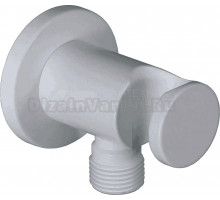 Шланговое подключение Paffoni ZSUP031BO с держателем для душа, белый матовый