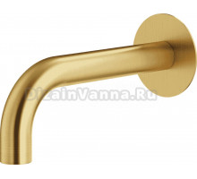 Излив Plumberia Selection Ixo SPT0060OB для ванны, брашированное золото