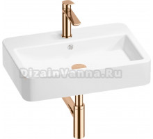 Комплект Wellsee Halcyon 201002834 белый глянцевый, розовое золото, 4 в 1