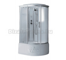 Душевая кабина Timo Standart T-6610SL Silver L с высоким поддоном