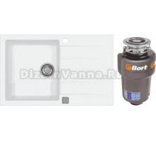 Комплект Мойка Alveus Cadit Granital 20 arctic + Измельчитель Bort Titan Max Power