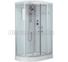 Душевая кабина Timo Standart T-6602SRF Silver Fabric R с низким поддоном