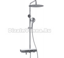 Душевая стойка Wasserkraft Aller A113.116.101.CH Thermo с термостатом, хром