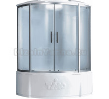 Душевая кабина Timo Standart T-6655SF Silver F с высоким поддоном