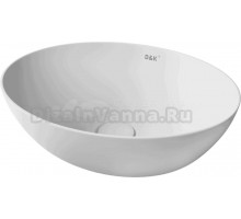 Накладная раковина D&K Matrix DT1390708 матовый фарфор, 41 см
