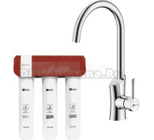 Смеситель для кухни Lemark Comfort LM3072C086 хром, с фильтром Optima