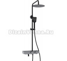 Душевая стойка Wasserkraft Abens 2000 A114.258.130.CB Thermo с термостатом, черная