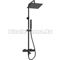 Душевая стойка Wasserkraft Abens 2000 A299.255.218.BM Thermo с термостатом, черная