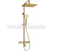 Душевая стойка Wasserkraft Sauer A188.261.207.PG Thermo с термостатом, золото