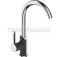 Смеситель для кухни Shevanik S6053H черный