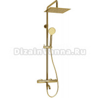 Душевая стойка Wasserkraft Sauer A188.256.207.PG Thermo с термостатом, золото