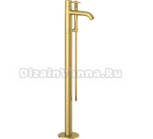 Напольный смеситель для ванны с душем Kludi Bozz 38590N076 брашированное золото