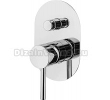 Встраиваемый смеситель для душа и ванны Plumberia Selection Ixo XO1001CR С ВНУТРЕННЕЙ ЧАСТЬЮ, хром