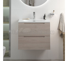 Тумба с раковиной BelBagno Etna 70 rovere grigio, раковина BB-8099-70