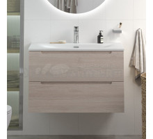 Тумба с раковиной BelBagno Etna 90 rovere grigio, раковина BB-8099-90