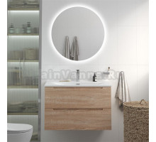 Мебель для ванной комнаты BelBagno Etna 80 rovere bianco, раковина BB-8099-80