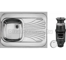 Комплект Мойка Alveus Classic 30 левая + Измельчитель Bort Master Eco Control