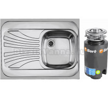 Комплект Мойка Alveus Classic 30 правая + Измельчитель Bort Titan 4000