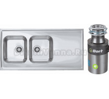 Комплект Мойка Alveus Classic Pro 100 + Измельчитель Bort Titan 4000 Plus