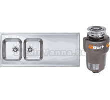 Комплект Мойка Alveus Classic Pro 110 + Измельчитель Bort Titan 5000