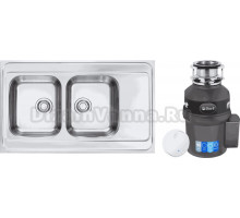 Комплект Мойка Alveus Classic Pro 80 + Измельчитель Bort Titan 9000