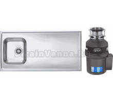 Комплект Мойка Alveus Classic Pro 90 + Измельчитель Bort Titan Extra