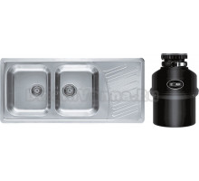 Комплект Мойка Alveus Elegant 70 satin + Измельчитель Emar ATC-KZ560A