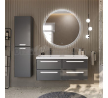 Мебель для ванной комнаты Cezares Eco 120 4 ящика, ручки сатин, grafito