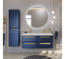 Мебель для ванной комнаты Cezares Eco 120 4 ящика, ручки сатиновое золото, sapfiro