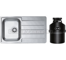 Комплект Мойка Alveus Line Max 20 сталь + Измельчитель Emar ATC-KZ560A