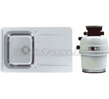 Комплект Мойка Alveus Line Max 80 сталь + Измельчитель Emar ATC-WZB390A