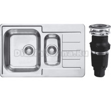 Комплект Мойка Alveus Line Maxim 70 + Измельчитель Bone Crusher BC 610-AS