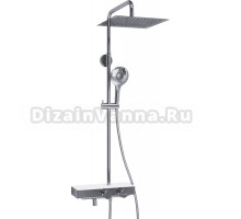 Душевая стойка Wasserkraft Aller A113.118.101.CH Thermo с термостатом, хром